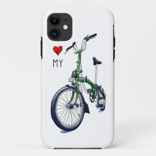 Capa Para iPhone Da Case-Mate Mim coração meu Brompton (verde)