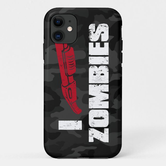 Capa Para iPhone Da Case-Mate mim zombis da espingarda (Verso)