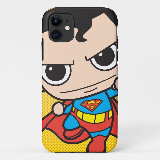 Capa Para iPhone Da Case-Mate Mini Superman Flying (Verso)