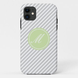 Capa Para iPhone Da Case-Mate Minúscula iPhone 5 com cinza e faixa branca