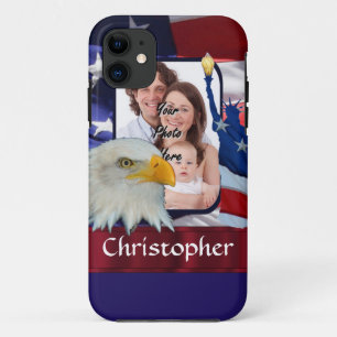Capa Para iPhone Da Case-Mate Modelo de foto do Ícone Americano Patriótico