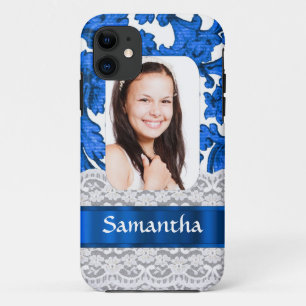 Capa Para iPhone Da Case-Mate Modelo de foto personalizado do local azul
