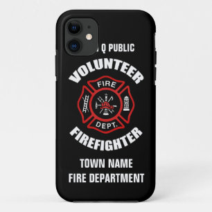 Capa Para iPhone Da Case-Mate Modelo voluntário do nome do sapador-bombeiro