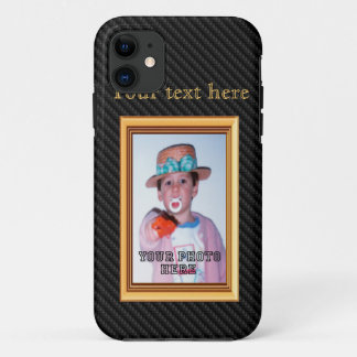 Capa Para iPhone Da Case-Mate moldura para retrato 3D do carbono do caso do