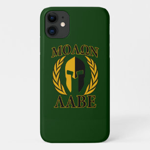 Capa Para iPhone Da Case-Mate Molon Labe Spartan Mask Laurels Dourados