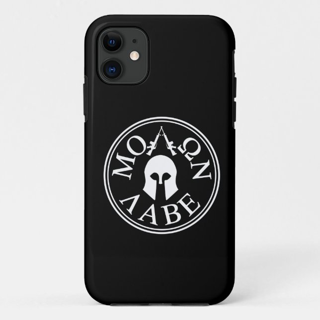 Capa Para iPhone Da Case-Mate Molon Labe, vem tomá-los (Verso)