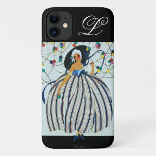 Capa Para iPhone Da Case-Mate MONOGRAMA DA GAROTA JOVENS/Moda de beleza