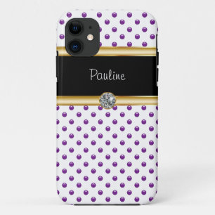Capa Para iPhone Da Case-Mate monograma Jeweled caso do iPhone 5