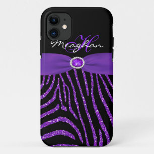 Capa Para iPhone Da Case-Mate Monograma Roxo, Imagem de Zebra Zebra 5