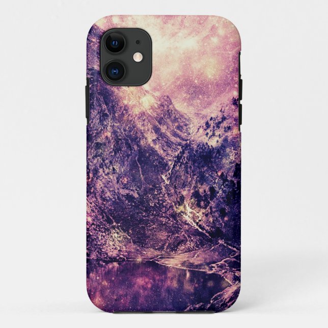 Capa Para iPhone Da Case-Mate Montanhas Galáxias (Verso)