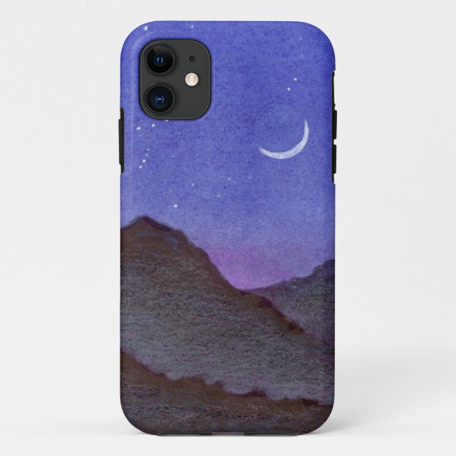 Capa Para iPhone Da Case-Mate Montanhas Orion e Lua Crescente (Verso)