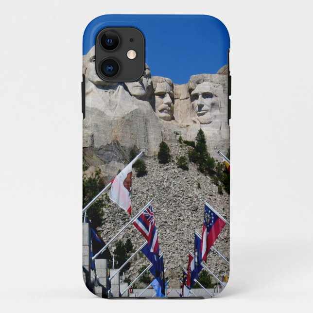 Capa Para iPhone Da Case-Mate Monte Rushmore Foto Personalizável Souvenir (Verso)