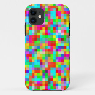 Capa Para iPhone Da Case-Mate Mosaico colorido brilhante Funky dos pixéis