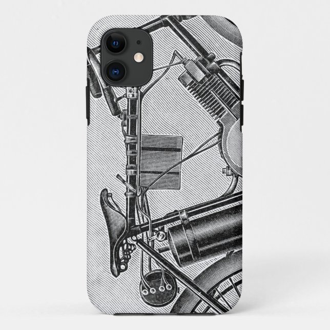 Capa Para iPhone Da Case-Mate Motocicleta de Bouilly, 1895 (Verso)