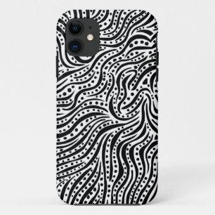 Capa Para iPhone Da Case-Mate Movimento na Água - Preto e Branco