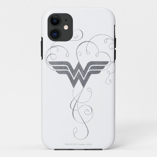Capa Para iPhone Da Case-Mate Mulher Maravilha | Logotipo Bliss de Beleza (Verso)