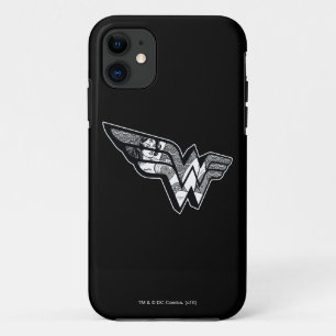 Capa Para iPhone Da Case-Mate Mulher Maravilha Sentada No Logotipo Ângulo