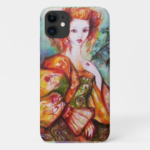 CAPA PARA iPhone DA Case-Mate MULHER ROMÂNTICA COM PENA DE PAZ ESPUMANTE