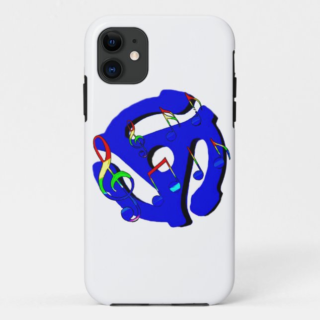 Capa Para iPhone Da Case-Mate Música vive em mim, Old School_ (Verso)