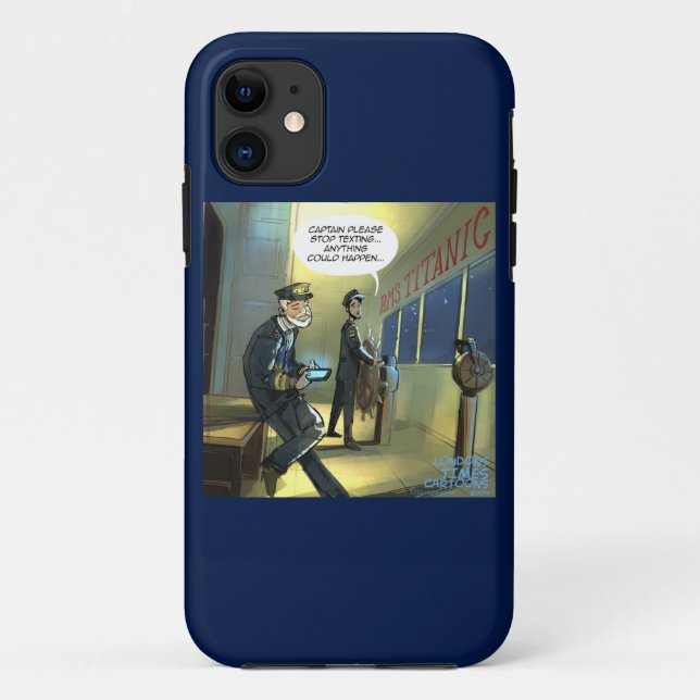 Capa Para iPhone Da Case-Mate Não Texto E Titanic Telefones Inteligentes Engraça (Verso)