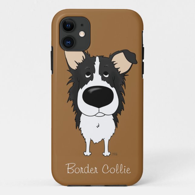 Capa Para iPhone Da Case-Mate Nariz grande border collie (Verso)