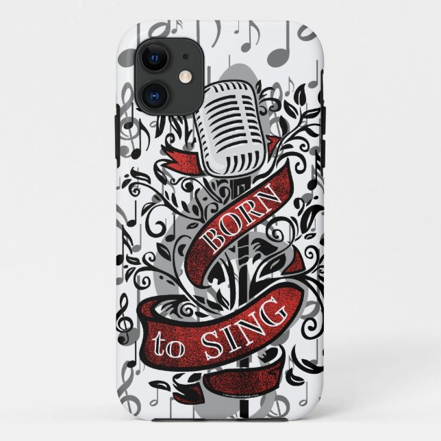 Capa Para iPhone Da Case-Mate Nascer para cantar as peles e casos eletrônicos (Verso)