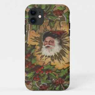Capa Para iPhone Da Case-Mate Natal Antigo Papai Noel Azevinho