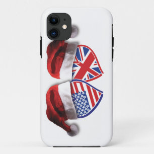 Capa Para iPhone Da Case-Mate Natal UK EUA Patriotic Heats