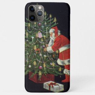 Capa Para iPhone Da Case-Mate Natal vintage, Papai Noel com presentes