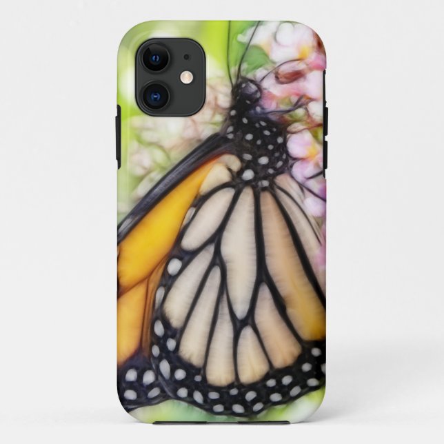 Capa Para iPhone Da Case-Mate Néctar sorvendo da borboleta de monarca (Verso)