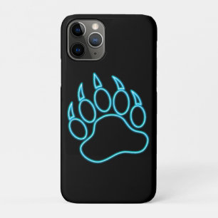 Capa Para iPhone Da Case-Mate Neon Blue Bear Paw