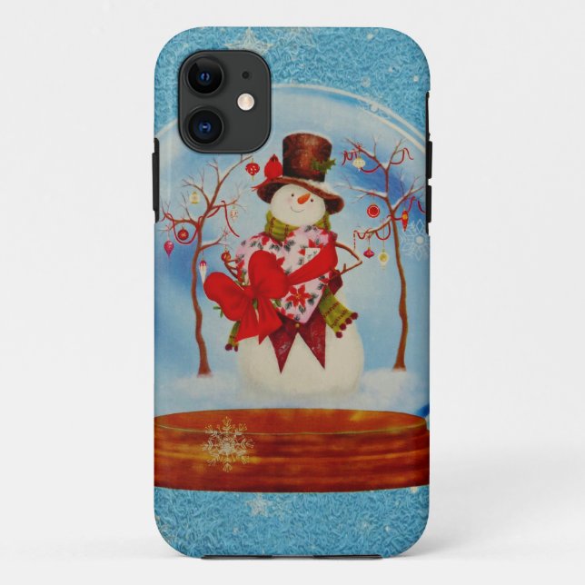 Capa Para iPhone Da Case-Mate Neve num globo de neve (Verso)