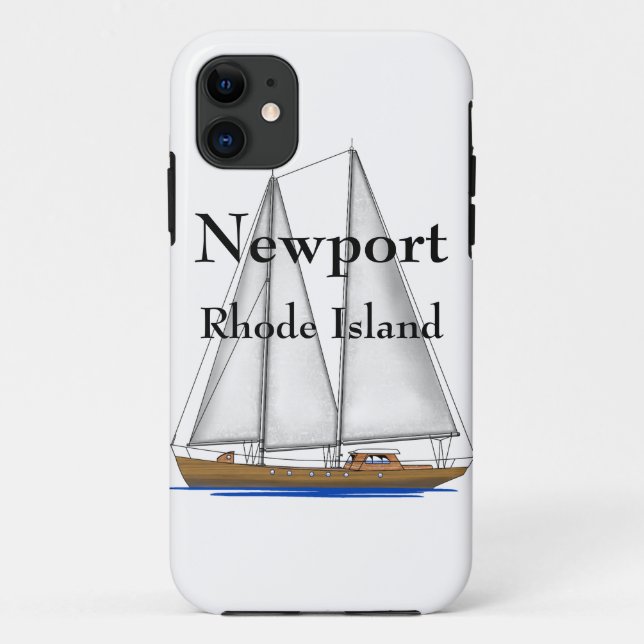 Capa Para iPhone Da Case-Mate Newport Rhode - ilha (Verso)