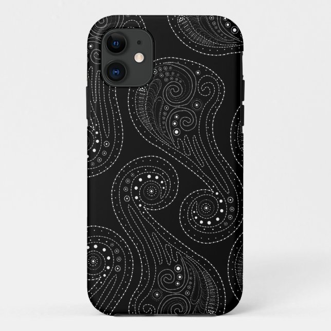 Capa Para iPhone Da Case-Mate Ninhos Negros Elegantes (Verso)