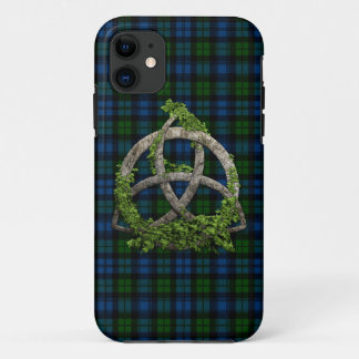 Capa Para iPhone Da Case-Mate Nó da trindade e Tartan celtas das forças armadas