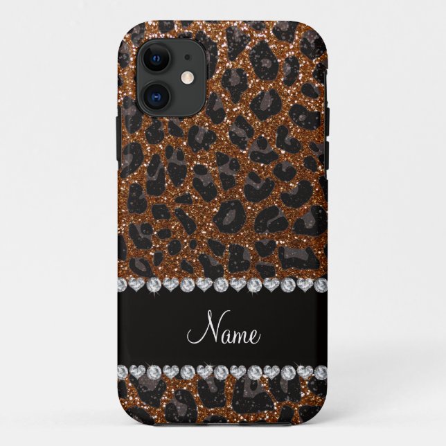 Capa Para iPhone Da Case-Mate Nome personalizado: chocolate marrom-brilhante imp (Verso)
