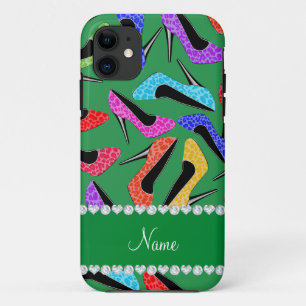 Capa Para iPhone Da Case-Mate Nome personalizado de saltos altos do leopardo-arc