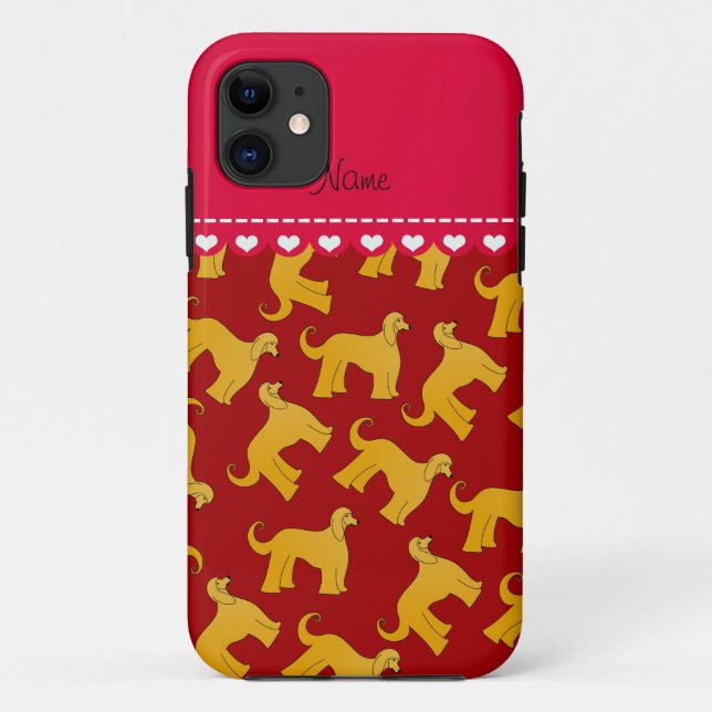 Capa Para iPhone Da Case-Mate Nome personalizado "red afghan hound dog" (Verso)