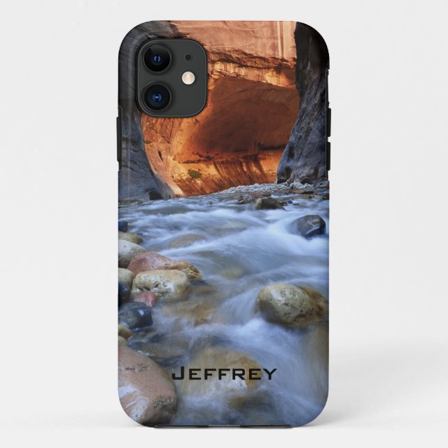 Capa Para iPhone Da Case-Mate Nome, Zion National Park Utah, o Narrows Hike (Verso)
