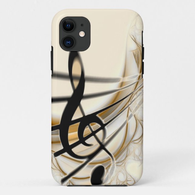 Capa Para iPhone Da Case-Mate Nota Musical Elegante (Verso)
