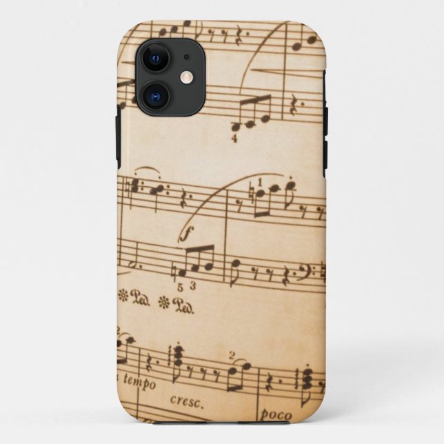 Capa Para iPhone Da Case-Mate Notas da música (Verso)
