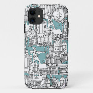 CAPA PARA iPhone DA Case-Mate NOTINGHAM BLUE