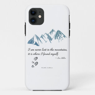 Capa Para iPhone Da Case-Mate Nunca me perco nas montanhas, é onde...