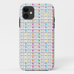 Capa Para iPhone Da Case-Mate O AMOR é a citação de igualdade do AMOR nas cor