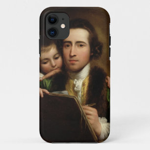 Capa Para iPhone Da Case-Mate O artista e seu Raphael do filho, c.1773 (o óleo