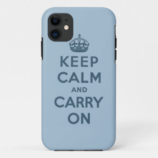 Capa Para iPhone Da Case-Mate O azul mantem a calma e continua