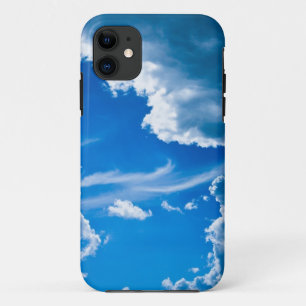 Capa Para iPhone Da Case-Mate O azul nubla-se a caixa universal do iPhone mal l