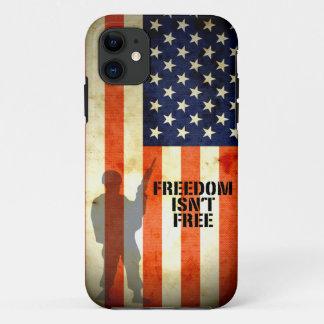 Capa Para iPhone Da Case-Mate O caso da American Flag Freedom não é Free Iphone 