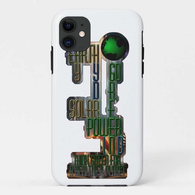 Capa Para iPhone Da Case-Mate O Dia da Terra é verde (Verso)