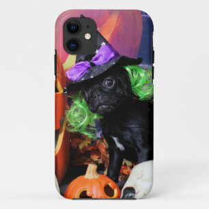 Capa Para iPhone Da Case-Mate O Dia das Bruxas - Pug - margarida Mae